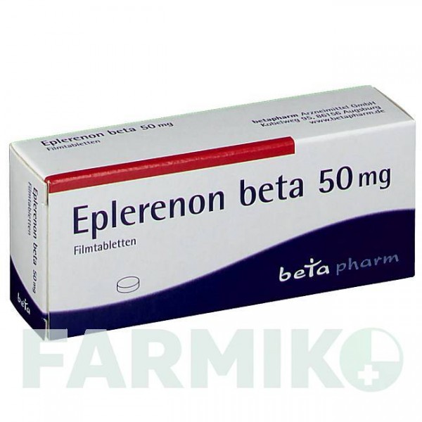 ЭПЛЕРЕНОН (EPLERENON) 50 мг таблетки 20 шт - Эплеренон BETAPHARM