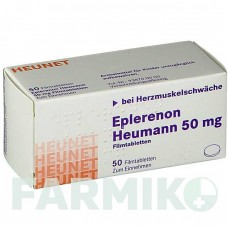 ЕПЛЕРЕНОН (EPLERENON) 50 мг таблетки 50 шт - Еплеренон HEUNET PHARMA