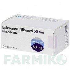 ЕПЛЕРЕНОН (EPLERENON) 50 мг таблетки 100 шт - Еплеренон TILLOMED