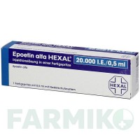 ЕПОЕТИН (EPOETIN) 20000 МО/0,5 мл шприци 1 шт - Еритропоетин HEXAL
