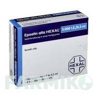 ЕПОЕТИН (EPOETIN) 3000 МО/0,3 мл шприци 6x0,3 мл - Еритропоетин HEXAL