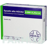 ЭПОЭТИН (EPOETIN) 6000 МЕ/0,6 мл шприци 6x0,6 мл - Эритропоэтин HEXAL
