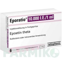 ЕПОРАТІО (EPORATIO) 10000 МО/1,0 мл шприци 6x1 мл - Еритропоетин RATIOPHARM
