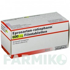 ЕПРОСАРТАН (EPROSARTAN) 600 мг таблетки 98 шт - Епросартан RATIOPHARM