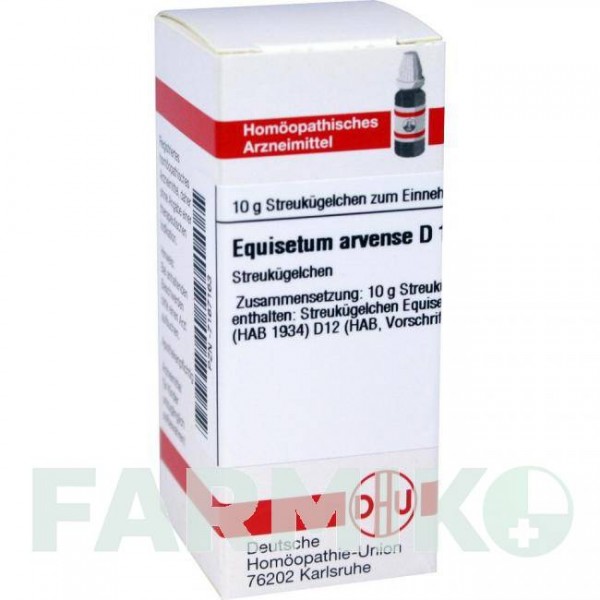 ЭКВИЗЕТУМ АРВЕНСЕ (EQUISETUM ARVENSE) D 12 глобули 10 г - Гомеопатия DHU