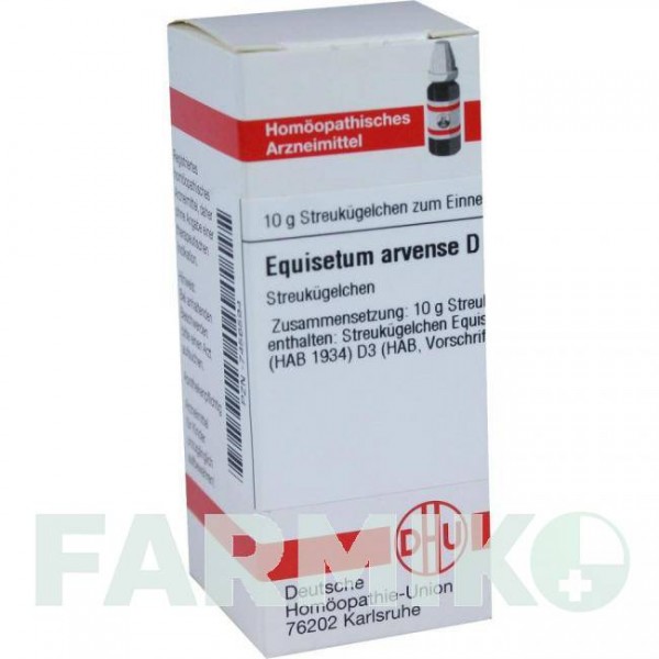 ЭКВИЗЕТУМ АРВЕНСЕ (EQUISETUM ARVENSE) D 3 глобули 10 г - Гомеопатия DHU