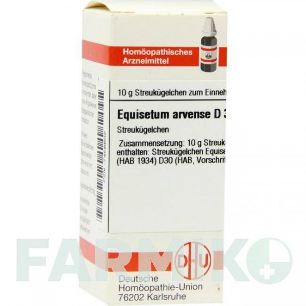ЭКВИЗЕТУМ АРВЕНСЕ (EQUISETUM ARVENSE) D 30 глобули 10 г - Гомеопатия DHU