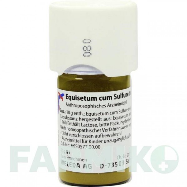 ЭКВИЗЕТУМ КУМ (EQUISETUM CUM) D 1 тритурация 20 г - Гомеопатия WELEDA