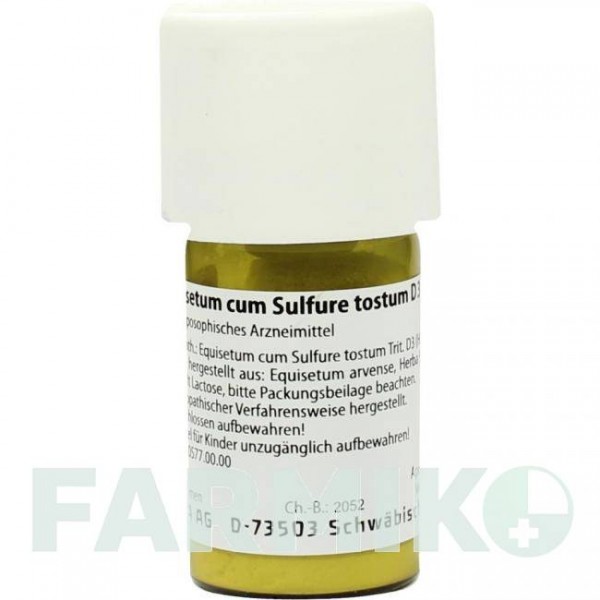 ЭКВИЗЕТУМ КУМ (EQUISETUM CUM) D 3 тритурация 20 г - Гомеопатия WELEDA