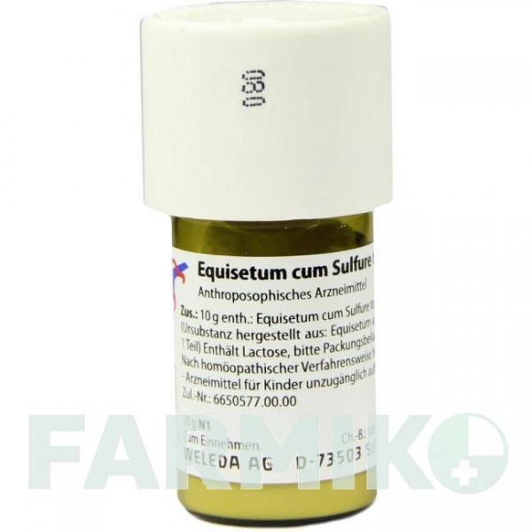 ЭКВИЗЕТУМ КУМ (EQUISETUM CUM) D 4 тритурация 20 г - Гомеопатия WELEDA