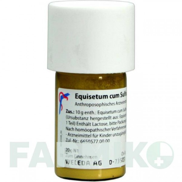 ЭКВИЗЕТУМ КУМ (EQUISETUM CUM) D 6 тритурация 20 г - Гомеопатия WELEDA