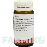 ЭКВИЗЕТУМ (EQUISETUM) D 6 глобули 20 г - Гомеопатия WALA HEILMITTEL