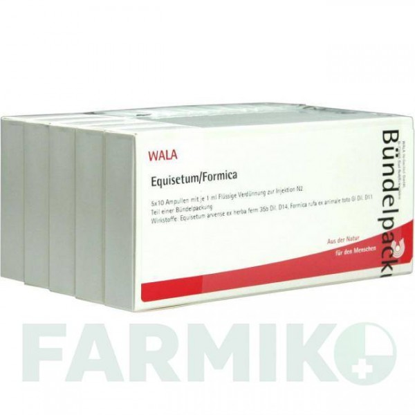ЭКВИЗЕТУМ ФОРМИКА (EQUISETUM FORMICA) ампулы 50x1 мл - Гомеопатия WALA HEILMITTEL