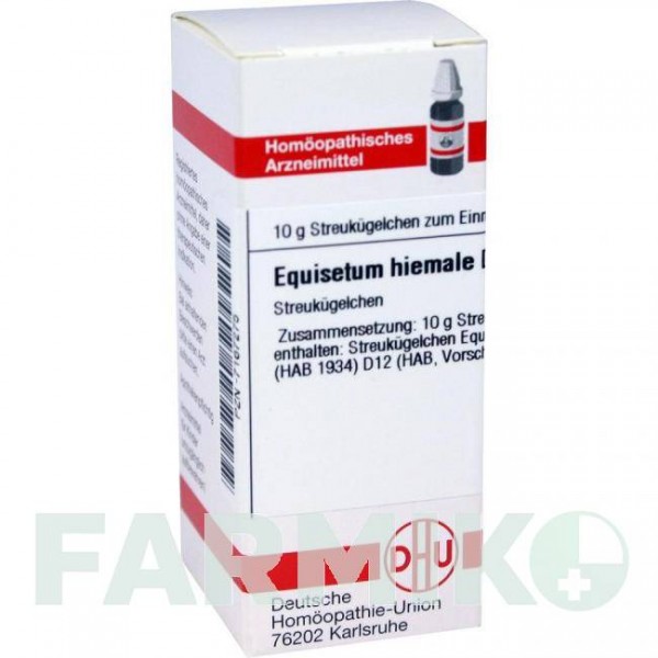 ЭКВИЗЕТУМ ХИМАЛЕ (EQUISETUM HIEMALE) D 12 глобули 10 г - Гомеопатия DHU