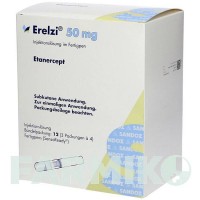 ЕРЕЛЗІ (ERELZI) 50 мг розчин 4 шт - Етанерцепт AXICORP PHARMA