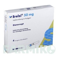 ЭРЕЛЗИ (ERELZI) 50 мг раствор 4 шт - Этанерцепт HEXAL