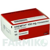 ЕРЕМФАТ (EREMFAT) 450 мг таблетки 100 шт - Рифампіцин ESTEVE PHARMACEUTICALS