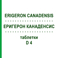 ЕРИГЕРОН КАНАДЕНСИС (ERIGERON CANADENSIS) D 4 таблетки 80 шт - Гомеопатія DHU