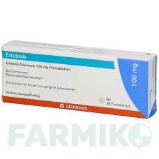 ЕРЛОТИНІБ (ERLOTINIB) 100 мг таблетки 30 шт - Ерлотиніб GLENMARK