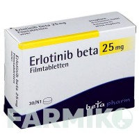 ЭРЛОТИНИБ (ERLOTINIB) 25 мг таблетки 30 шт - Эрлотиниб BETAPHARM