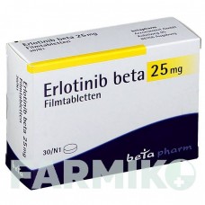 ЕРЛОТИНІБ (ERLOTINIB) 25 мг таблетки 30 шт - Ерлотиніб BETAPHARM