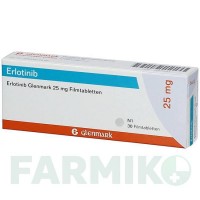 ЕРЛОТИНІБ (ERLOTINIB) 25 мг таблетки 30 шт - Ерлотиніб GLENMARK