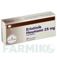 ЕРЛОТИНІБ (ERLOTINIB) 25 мг таблетки 30 шт - Ерлотиніб HEUMANN PHARMA