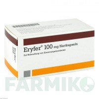 ЕРІФЕР (ERYFER) 100 капсули 100 шт - Залізо (II) сульфат CHEPLAPHARM
