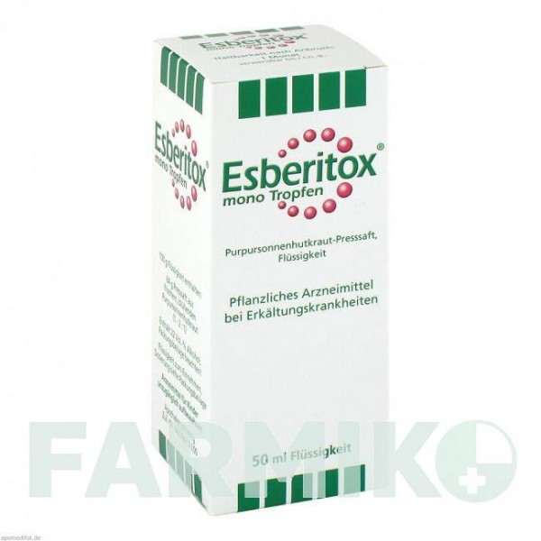 ЕСБЕРИТОКС (ESBERITOX) рідина 50 мл - Ехінацея пурпурова MEDICE PUTTER