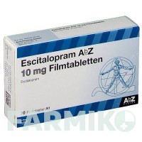ЭСЦИТАЛОПРАМ (ESCITALOPRAM) 10 мг таблетки 20 шт - Эсциталопрам ABZ PHARMA