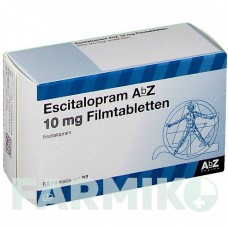 ЕСЦИТАЛОПРАМ (ESCITALOPRAM) 10 мг таблетки 50 шт - Есциталопрам ABZ PHARMA