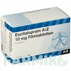 ЕСЦИТАЛОПРАМ (ESCITALOPRAM) 10 мг таблетки 100 шт - Есциталопрам ABZ PHARMA