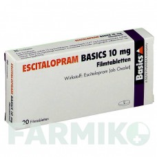 ЭСЦИТАЛОПРАМ (ESCITALOPRAM) 10 мг таблетки 20 шт - Эсциталопрам BASICS