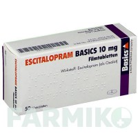 ЕСЦИТАЛОПРАМ (ESCITALOPRAM) 10 мг таблетки 50 шт - Есциталопрам BASICS