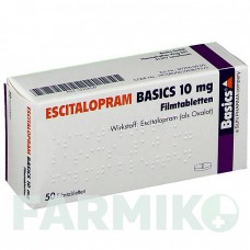 ЭСЦИТАЛОПРАМ (ESCITALOPRAM) 10 мг таблетки 50 шт - Эсциталопрам BASICS
