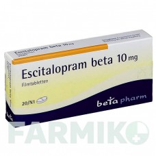ЭСЦИТАЛОПРАМ (ESCITALOPRAM) 10 мг таблетки 20 шт - Эсциталопрам BETAPHARM