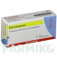ЕСЦИТАЛОПРАМ (ESCITALOPRAM) 10 мг таблетки 50 шт - Есциталопрам GLENMARK