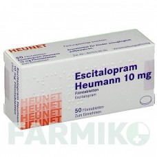 ЕСЦИТАЛОПРАМ (ESCITALOPRAM) 10 мг таблетки 50 шт - Есциталопрам HEUNET PHARMA