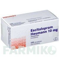 ЕСЦИТАЛОПРАМ (ESCITALOPRAM) 10 мг таблетки 100 шт - Есциталопрам HEUNET PHARMA