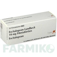 ЕСЦИТАЛОПРАМ (ESCITALOPRAM) 10 мг таблетки 50 шт - Есциталопрам LUNDBECK