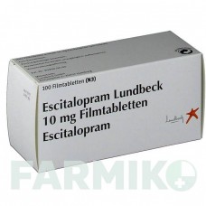 ЭСЦИТАЛОПРАМ (ESCITALOPRAM) 10 мг таблетки 100 шт - Эсциталопрам LUNDBECK