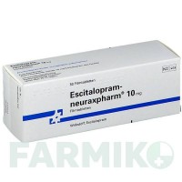 ЭСЦИТАЛОПРАМ (ESCITALOPRAM) 10 мг таблетки 50 шт - Эсциталопрам NEURAXPHARM