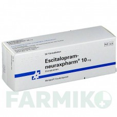 ЕСЦИТАЛОПРАМ (ESCITALOPRAM) 10 мг таблетки 50 шт - Есциталопрам NEURAXPHARM