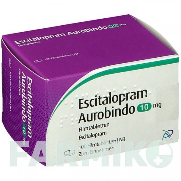 ЕСЦИТАЛОПРАМ (ESCITALOPRAM) 10 мг таблетки 50 шт - Есциталопрам PUREN PHARMA