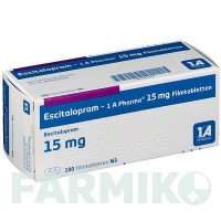 ЕСЦИТАЛОПРАМ (ESCITALOPRAM) 15 мг таблетки 100 шт - Есциталопрам 1 A PHARMA