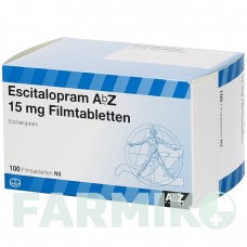 ЕСЦИТАЛОПРАМ (ESCITALOPRAM) 15 мг таблетки 100 шт - Есциталопрам ABZ PHARMA