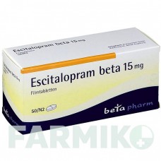 ЭСЦИТАЛОПРАМ (ESCITALOPRAM) 15 мг таблетки 50 шт - Эсциталопрам BETAPHARM