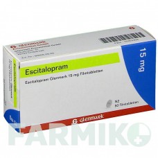 ЭСЦИТАЛОПРАМ (ESCITALOPRAM) 15 мг таблетки 50 шт - Эсциталопрам GLENMARK