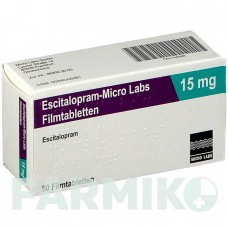 ЭСЦИТАЛОПРАМ (ESCITALOPRAM) 15 мг таблетки 50 шт - Эсциталопрам MICRO LABS