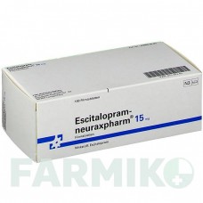 ЕСЦИТАЛОПРАМ (ESCITALOPRAM) 15 мг таблетки 20 шт - Есциталопрам NEURAXPHARM
